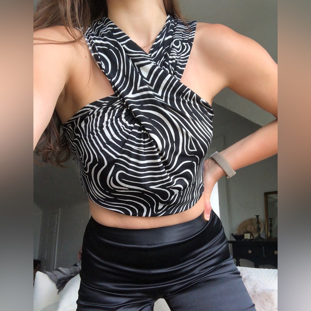Funky Halter Blouse